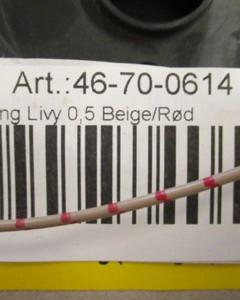 Cable Livy 0.5 Beige/Red